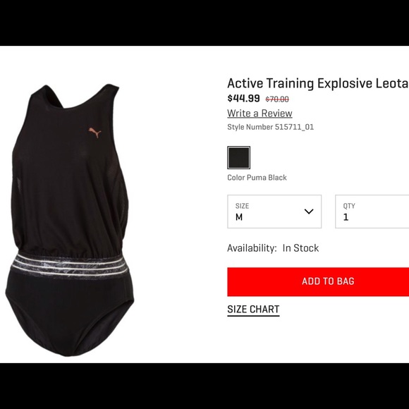Puma Exclusive Leotard - Picture 4 of 5